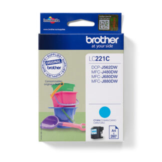 Brother LC221C inkt cartridge origineel