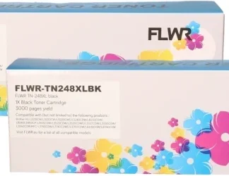 FLWR Brother TN-248XL bundel zwart