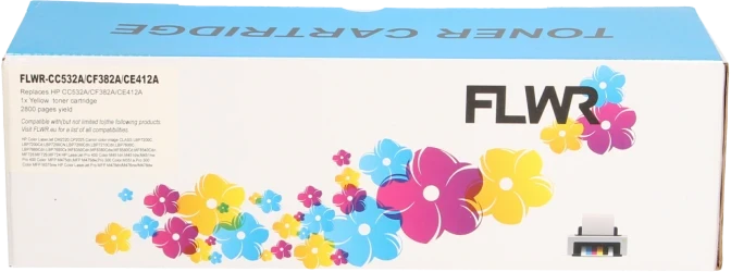 FLWR Canon 718Y geel