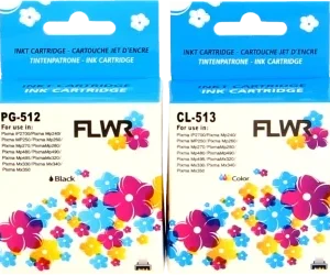 FLWR Canon PG-512 / CL-513 Multipack zwart en kleur
