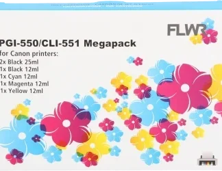 FLWR Canon PGI-550 / CLI-551 Megapack