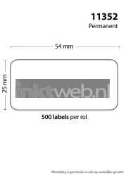 FLWR Dymo 11352 wit - Afbeelding 3