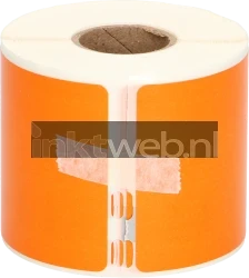 FLWR Dymo 99014 Adreslabel groot oranje - Afbeelding 2