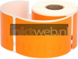 FLWR Dymo 99014 Adreslabel groot oranje