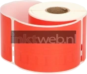 FLWR Dymo 99014 Adreslabel groot rood - Afbeelding 4