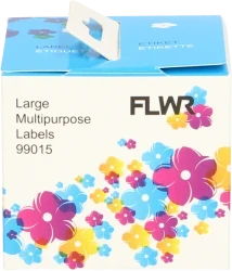 FLWR Dymo 99015 Adreslabel wit