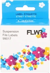 FLWR Dymo 99017 Hangmaplabel wit