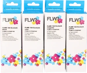 FLWR Epson 104 Multipack zwart en kleur