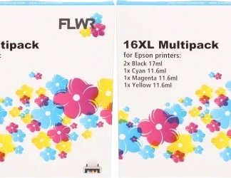 FLWR Epson 16XL Multipack (2 sets) zwart en kleur
