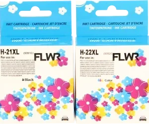 FLWR HP 21XL en 22XL Multipack zwart en kleur