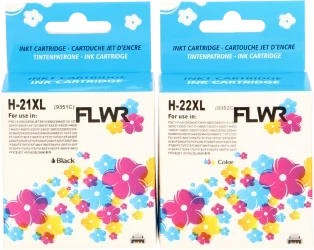 FLWR HP 21XL en 22XL Multipack zwart en kleur