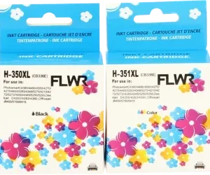 FLWR HP 350XL/351XL Multipack zwart en kleur
