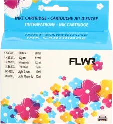 FLWR HP 363 6-pack Multipack zwart en kleur