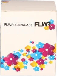 FLWR Zebra verzendetiketten wit - Afbeelding 2