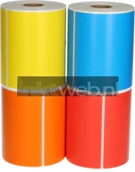 Zebra 4 kleuren verzendetiketten kleur