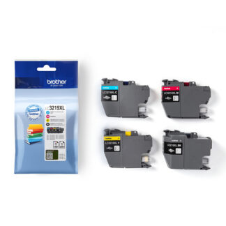 Origineel Brother inkt cartridge geel cyan zwart magenta High-Capacity 3 x 1500 paginas (color) (LC-3219XLVAL)