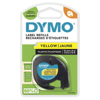Origineel Dymo Tapecassette (UK/FR Version) geel