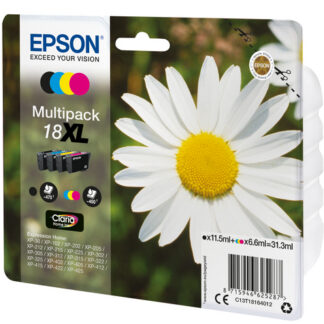 Origineel Epson inkt cartridge geel cyan zwart magenta High-Capacity 3 x 450 paginas (color)