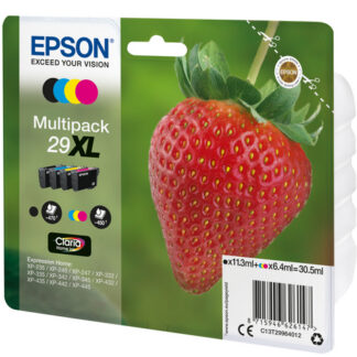 Origineel Epson inkt cartridge geel cyan zwart magenta High-Capacity 3 x 450 paginas (color)