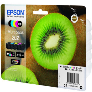 Epson inkt cartridge geel cyan magenta zwart zwart foto 250 paginas (monochrom) 3 x 300 paginas (color ) 400 paginas (foto zwart)