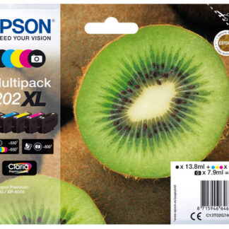 Origineel Epson inkt cartridge geel cyan zwart magenta zwart foto High-Capacity 550 paginas (zwart)