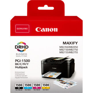 Origineel Canon inkt cartridge blister geel cyan zwart magenta 3 x 300 paginas (color)