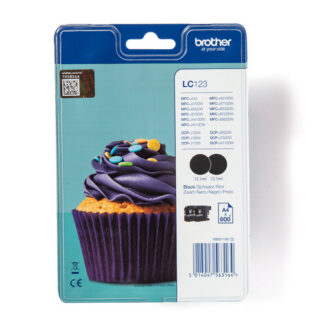 Brother 2 stuk inkt cartridge origineel