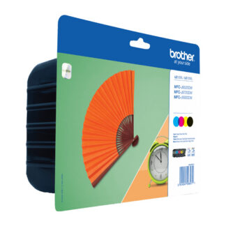 Origineel Brother inkt cartridge geel cyan zwart magenta High-Capacity 3 x 1200 paginas (color) (LC-129XLVALBPDR) MFC-J 6520 DW