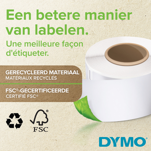 Origineel Dymo Rücksendeadresstickers (wit) - Afbeelding 3