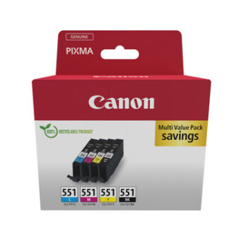 Canon 4er Pack inkt cartridge origineel