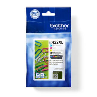 Origineel Brother inkt cartridge geel magenta zwart cyan High-Capacity 1500 paginas (geel) (LC-422XLVAL) MFC-J 5340 DW
