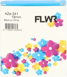FLWR Brother TZE-241 zwart