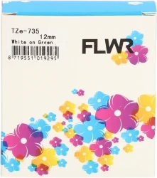 FLWR Brother TZE-735 wit