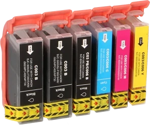 FLWR Canon BCI-3eBK / BCI-6 Megapack - Afbeelding 2