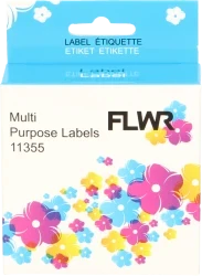 FLWR Dymo 11355 Multi functionele labels wit