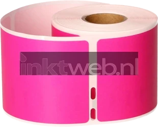 FLWR Dymo 99014 Adreslabel groot roze