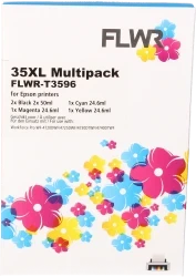 FLWR Epson 35XL Multipack zwart en kleur