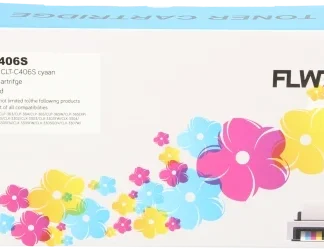 FLWR Samsung CLT-C406S cyaan