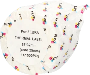 FLWR Zebra etikettering wit