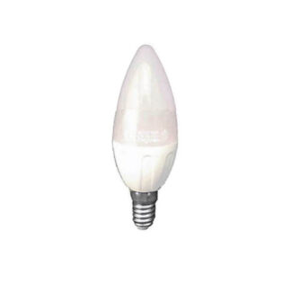 Led warm wit kaars rond