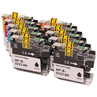 Brother LC221 inkt cartridge multipack zwart + kleur – ABC huismerk