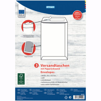 schooltassen met kartonnen achterwand, DIN