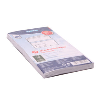 enveloppen, DIN lang, met venster, 25 stuk, FSC