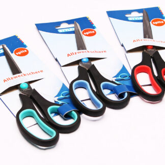 3 stuk schaar (elk 1x rood, blauw & groen)
