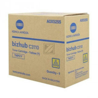 Konica Minolta A0X5255, TNP-51Y toner origineel