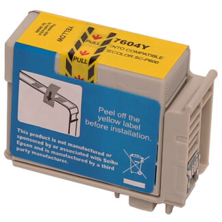 Epson T7604 inkt cartridge geel – 32 ml – ABC huismerk