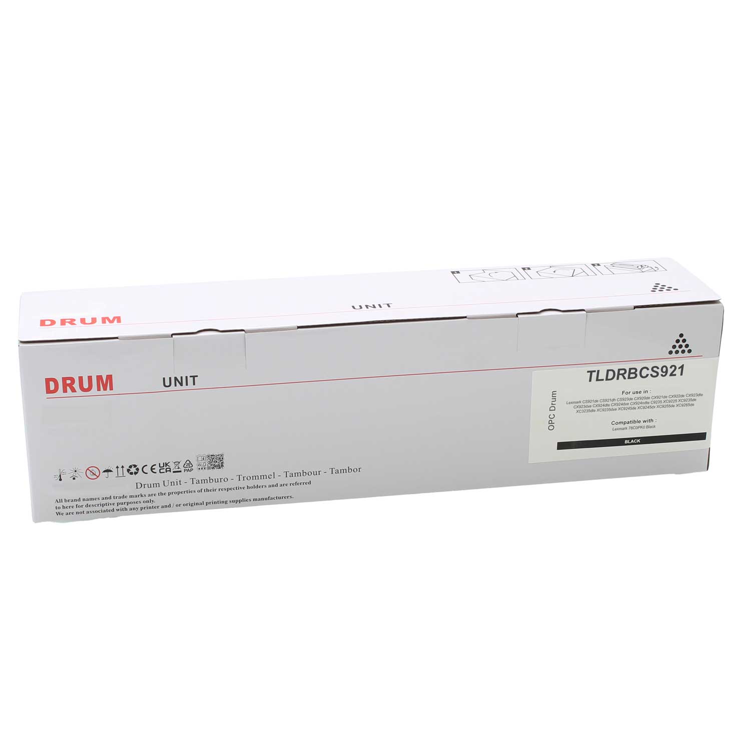 Lexmark CS921 drum – ABC huismerk