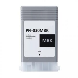 Canon PFI-030MBK inkt cartridge zwart – 55 ml – ABC huismerk