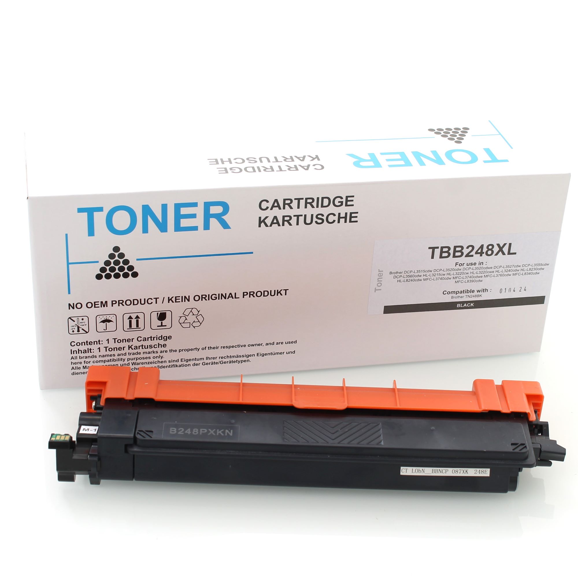 Brother TN248BK toner – ABC huismerk