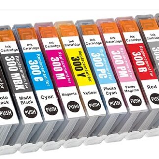 Canon PFI300 inkt cartridge multipack zwart + kleur – ABC huismerk
